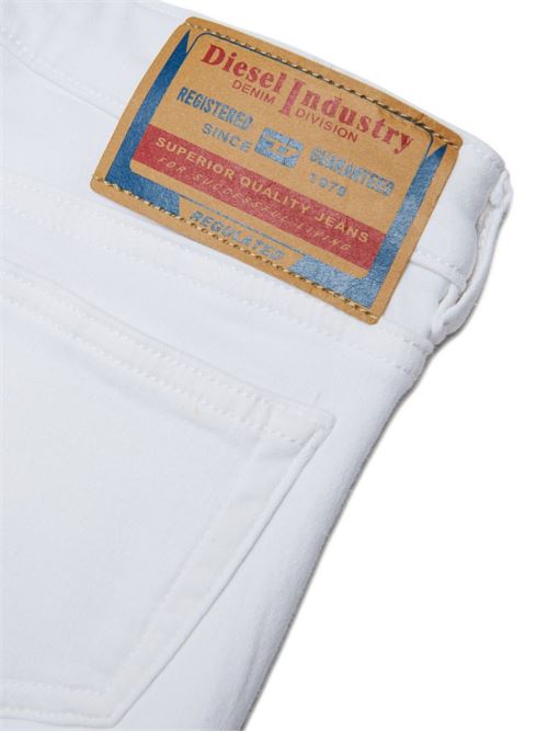 Jeans bambina Diesel bianco DIESEL KIDS | J02341KXBR6K100
